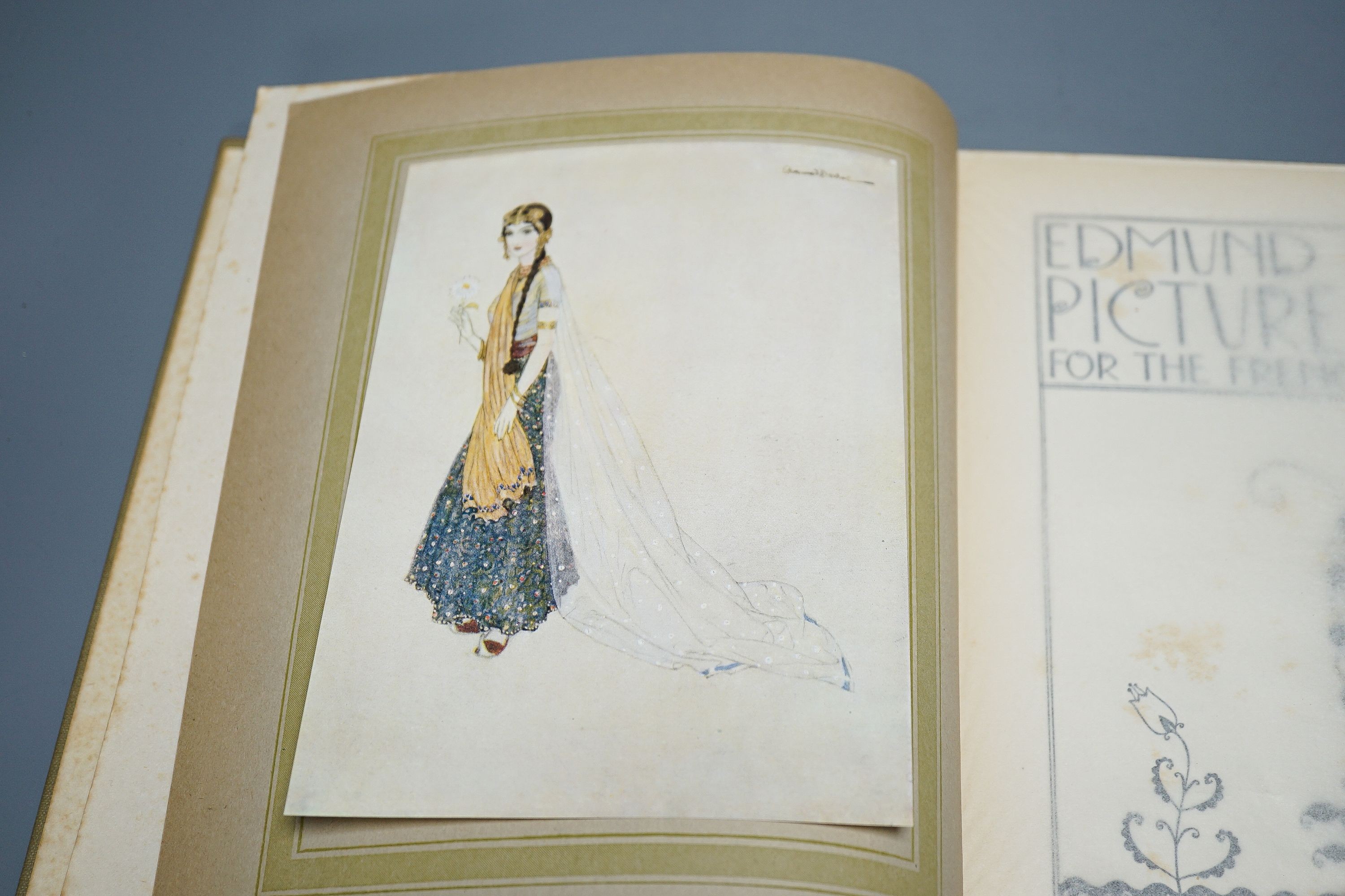 Rubaiyat Omar Khayyam and Edmund Dulac’s French Red Cross picture book